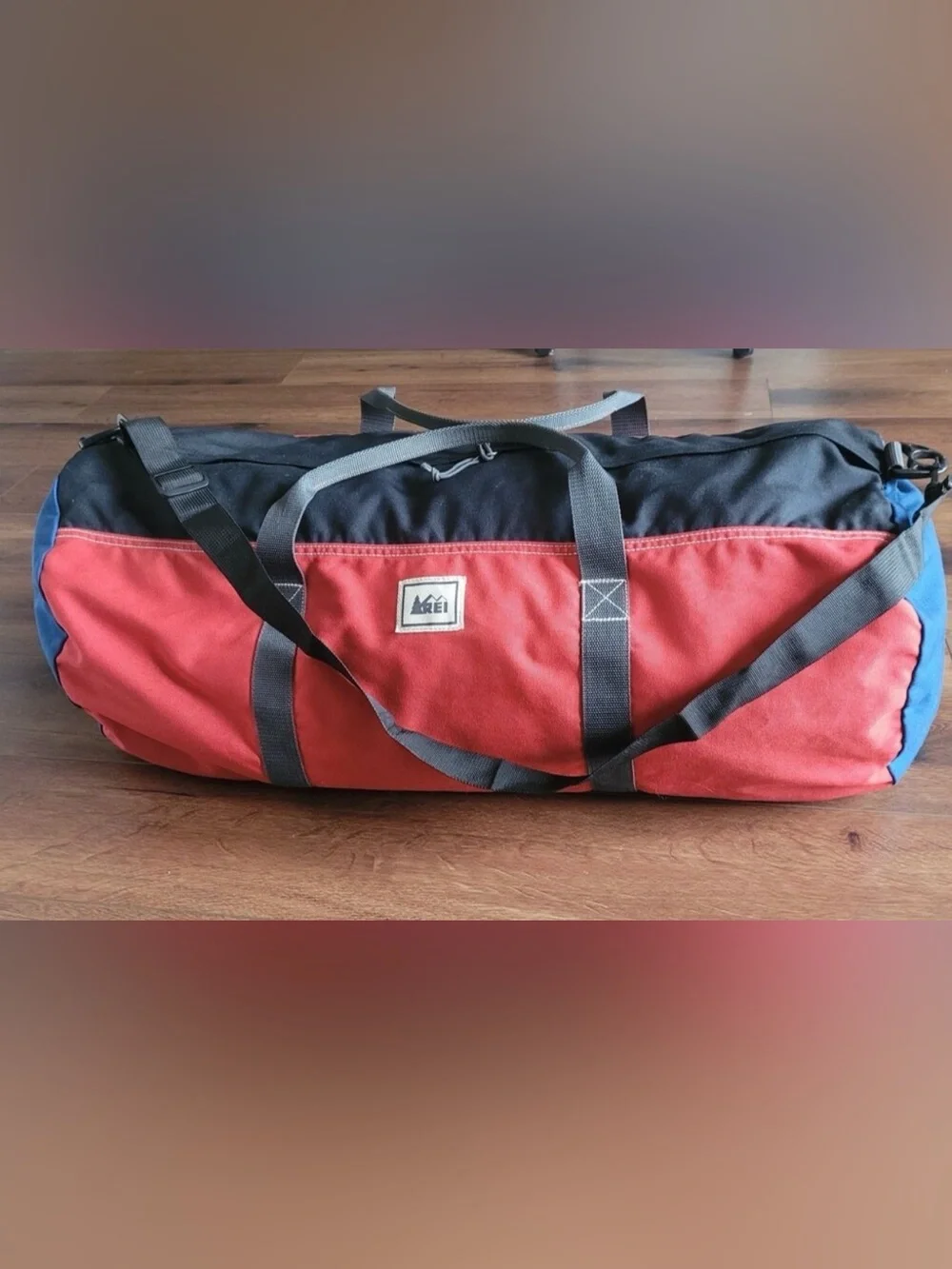 REI Red and Black Weekend Duffel Bag
